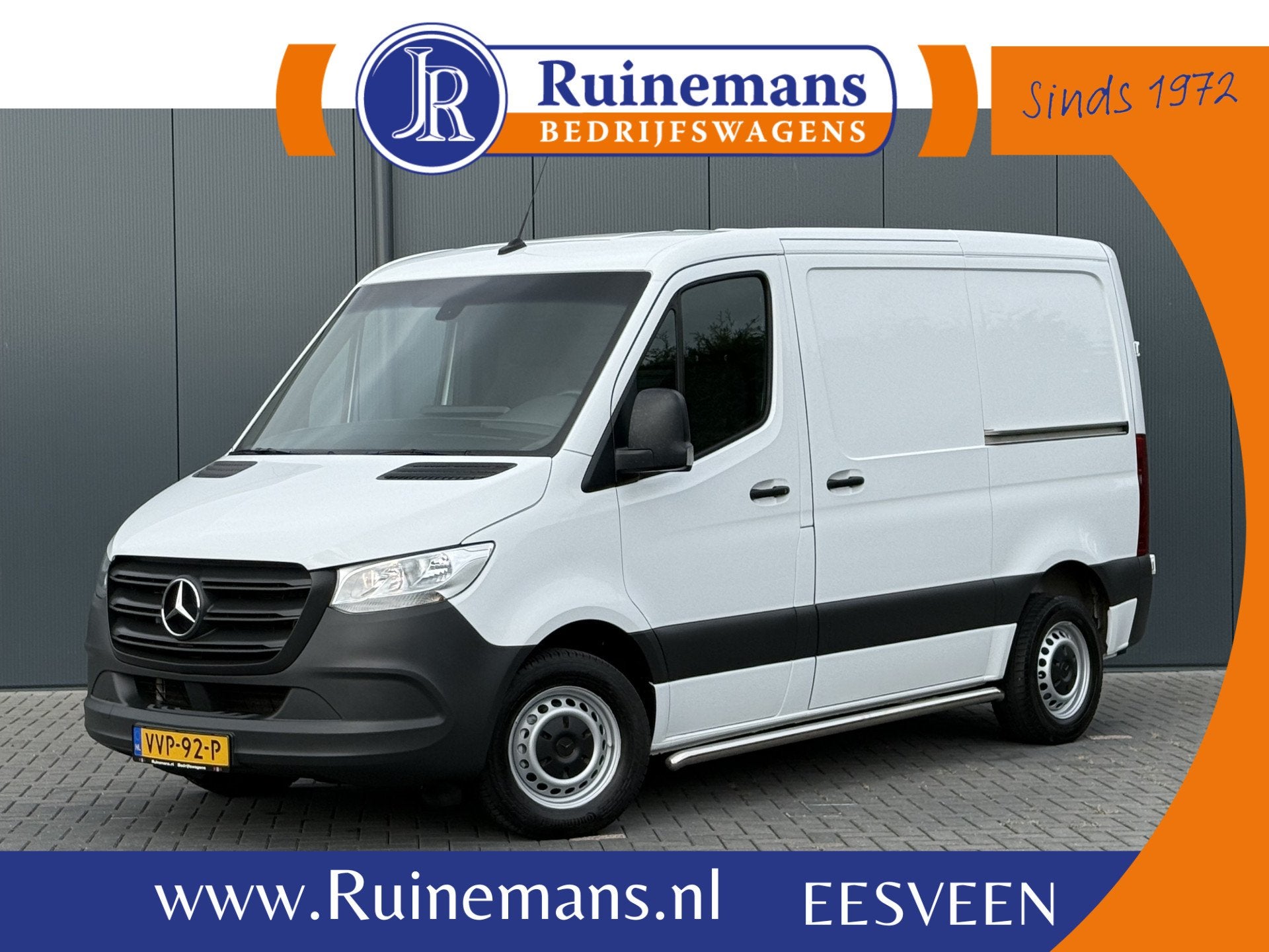 Mercedes-Benz Sprinter 315 150 PK 3.2 t / L1H1 / 2x SCHUIFDE, Voorwielaandrijving, 1987 kg, Gebruikt, Euro 6