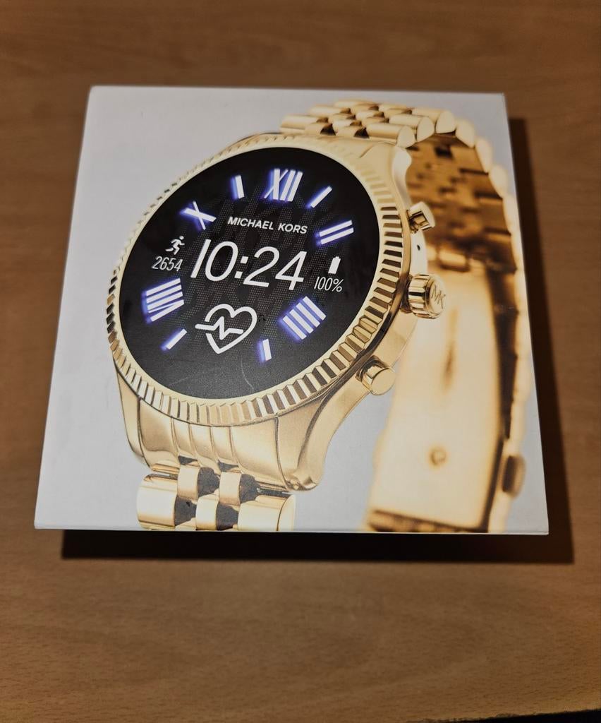 Nieuw! Michael Kors Access Smartwatch Goud, Sieraden, Tassen en Uiterlijk, Smartwatches, Nieuw, Android, Geel, GPS, Hartslag, Stappen