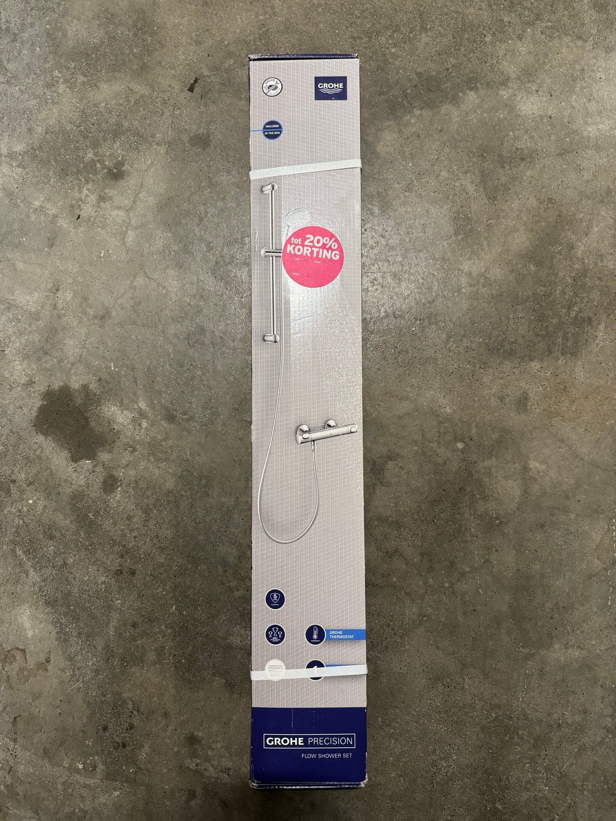 Grohe Precision Flow Doucheset - Nieuw in doos, Ophalen, Nieuw, Chroom, Douche