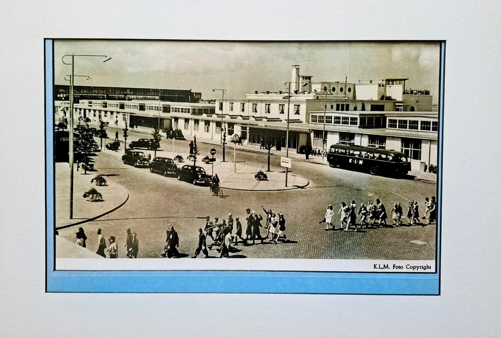 KLM foto Schiphol, Ophalen of Verzenden, 1940 tot 1960, Zo goed als nieuw, Overige onderwerpen