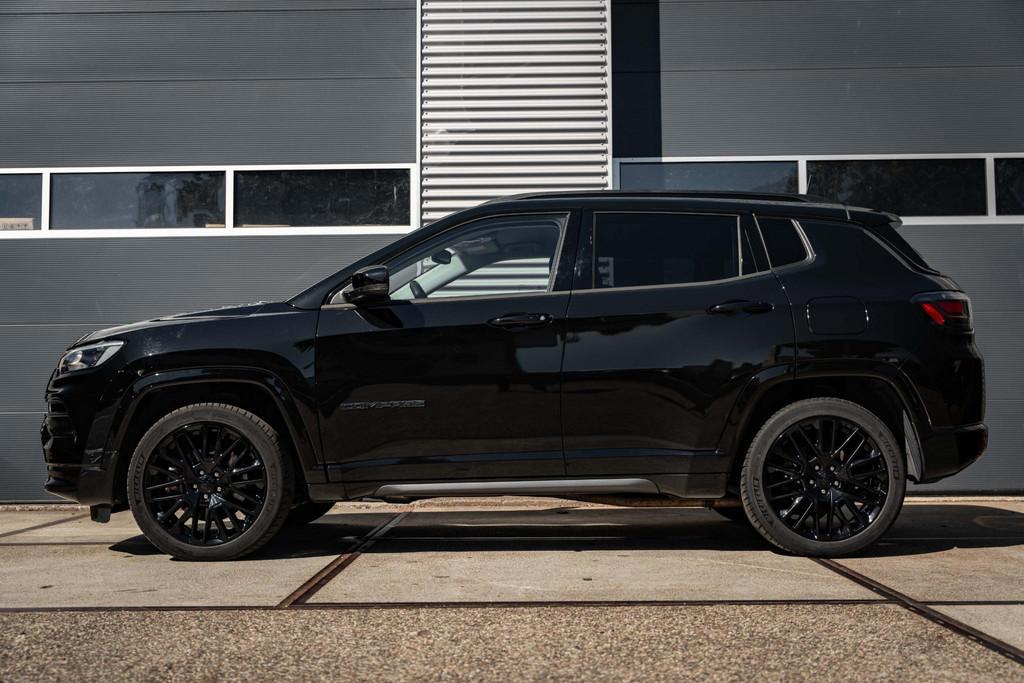Jeep Compass 1.5T e-Hybrid High Altitude |Stoel/Stuurverw. |, 12 maanden, Gebruikt, 4 cilinders, Leder en Stof