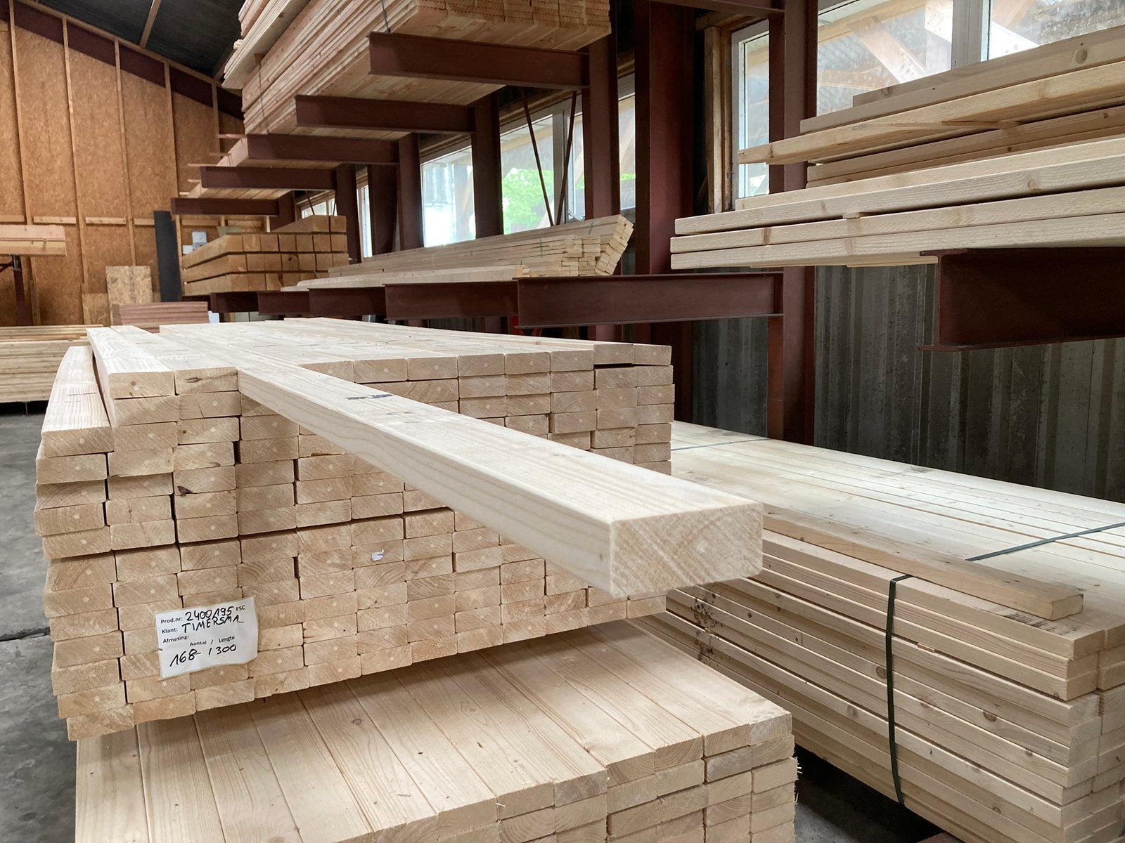 Aanbieding vuren balken cls 38x89 €2,10, Ophalen, Nieuw, 250 cm of meer, Balken