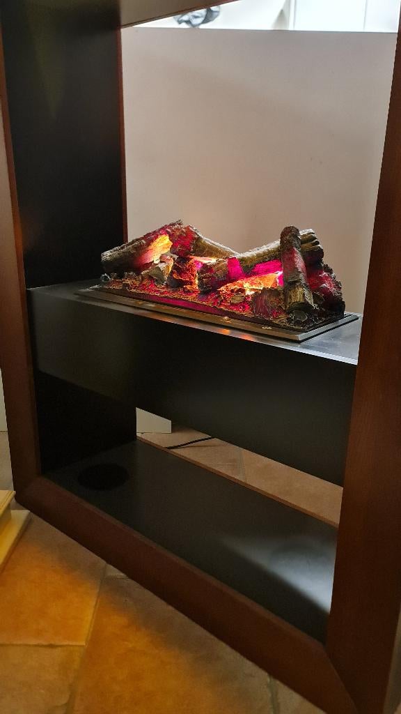 Dimplex Boxx Cassette 600 Waterdamp sfeerhaard doorkijk elec, Ophalen, Nieuw, Vrijstaande haard, Elektrische haard