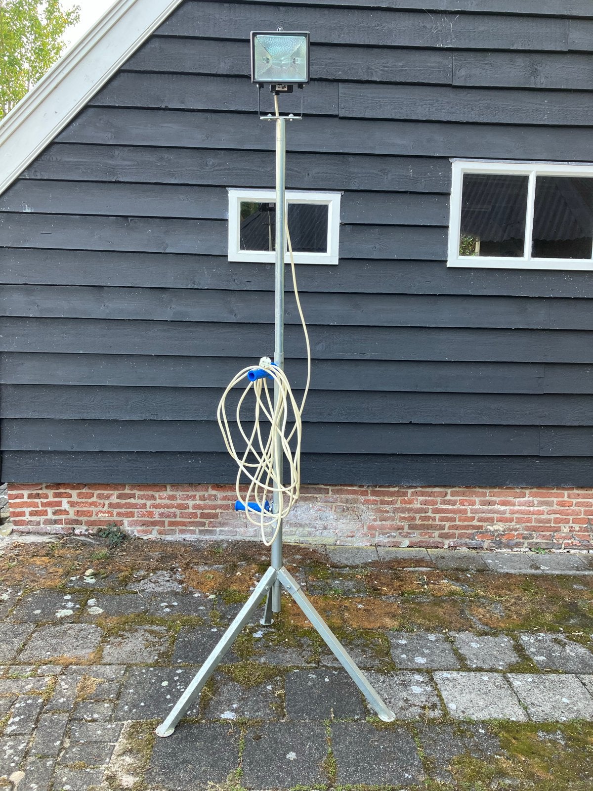 Bouwlamp op statief - Krachtige verlichting, Ophalen, Gebruikt, Met statief, Lamp met armatuur