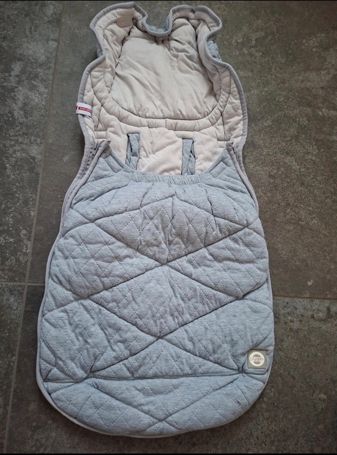 Lodger voetenzak voor Maxi-Cosi - grijs/blauw, Ophalen of Verzenden, Gebruikt, Overige merken