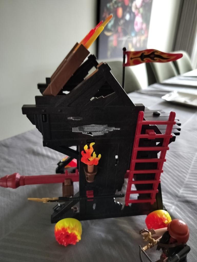 Playmobil 70393 Novelmore Vuurwagen - Nieuwstaat, Ophalen of Verzenden, Zo goed als nieuw, Jongen of Meisje