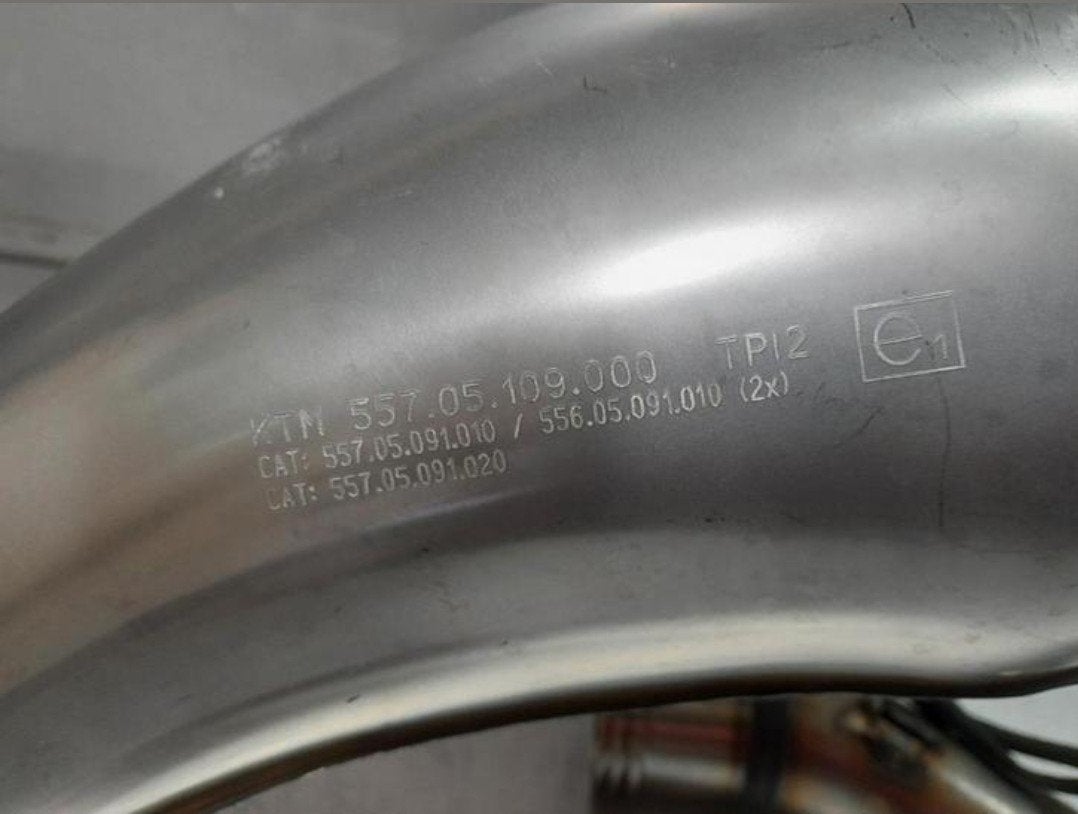 KTM EXC 250 300 Uitlaat 557.05 auspuff crossmotor, Nieuw, Ophalen of Verzenden