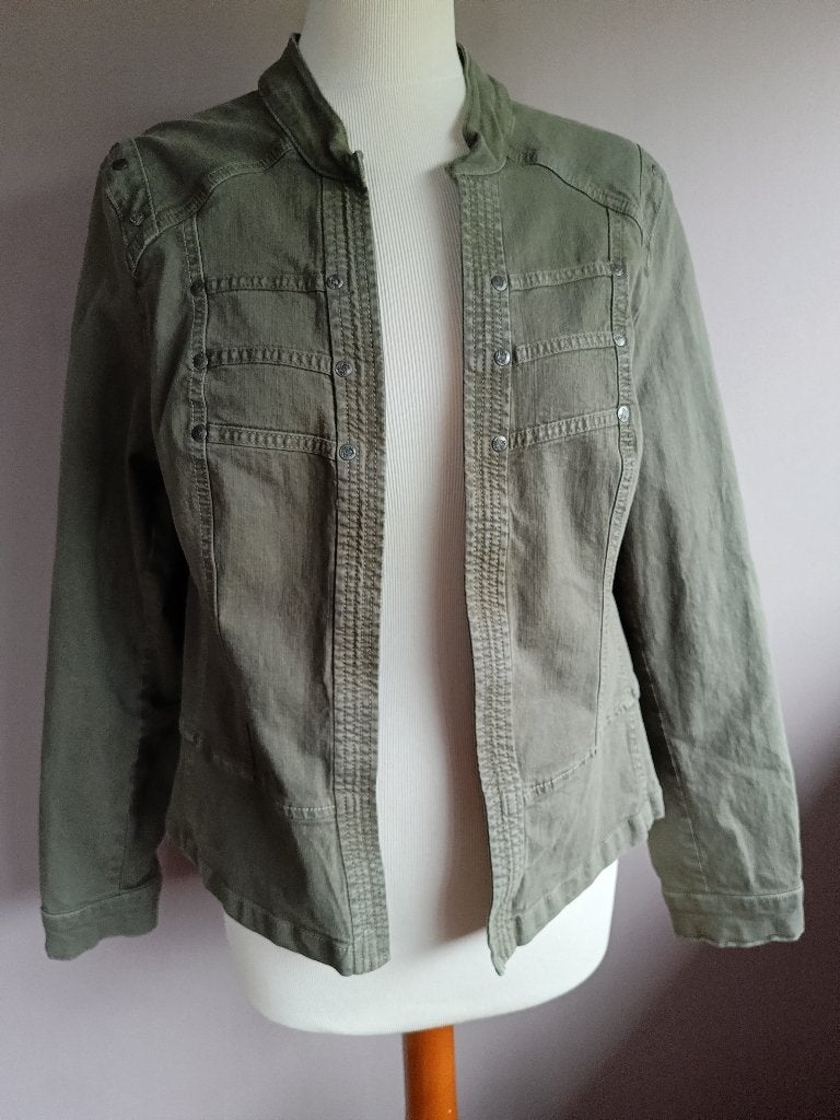 Nieuw stoer groen stretch jasje van Enjoy, maat 46, Maat 46/48 (XL) of groter, Enjoy, Nieuw, Ophalen of Verzenden