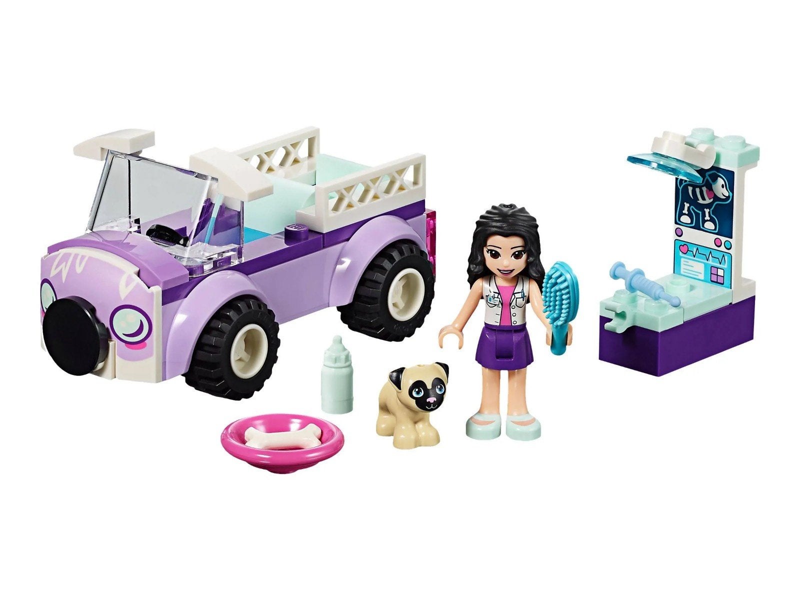 Lego Friends 41360 Emma's mobiele dierenkliniek, Gebruikt, Lego, Compleet, Friends
