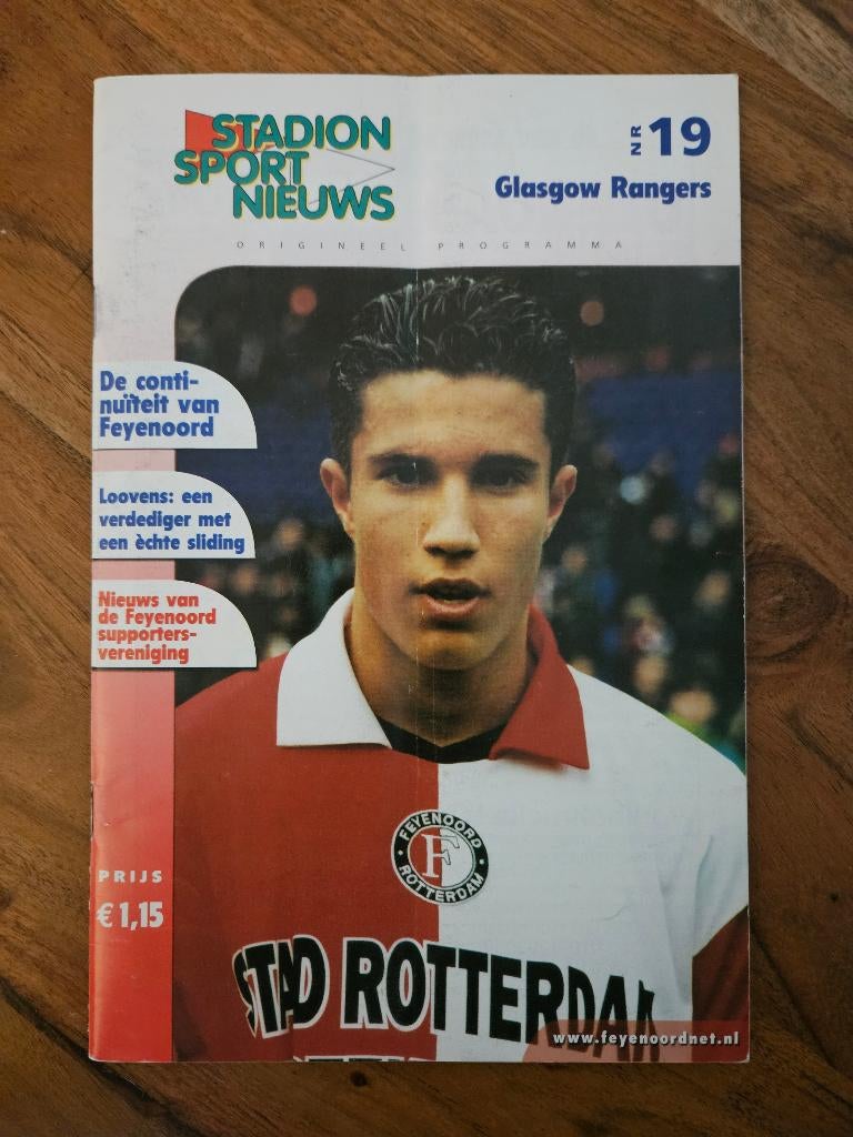 Programma Uefa-Cup Feyenoord - Rangers 2001-2002, Ophalen of Verzenden, Zo goed als nieuw, Feyenoord, Boek of Tijdschrift