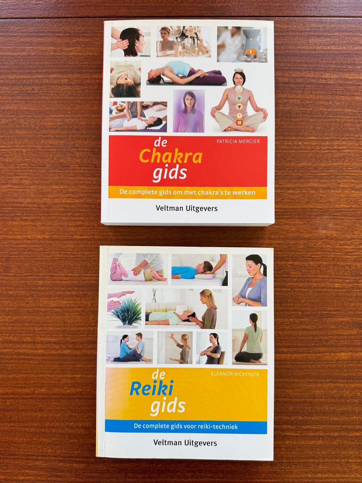 Set Reiki gids & Chakra gids 2 boeken McKenzie - Mercier, Boeken, Achtergrond en Informatie, Ophalen of Verzenden, Zo goed als nieuw