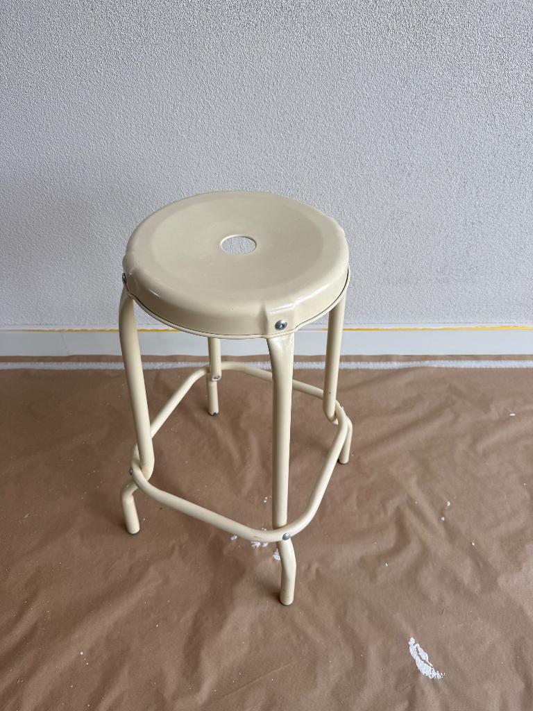Barkrukken, Huis en Inrichting, Barkrukken, Ophalen, Met voetsteun, Metaal, 30 tot 60 cm