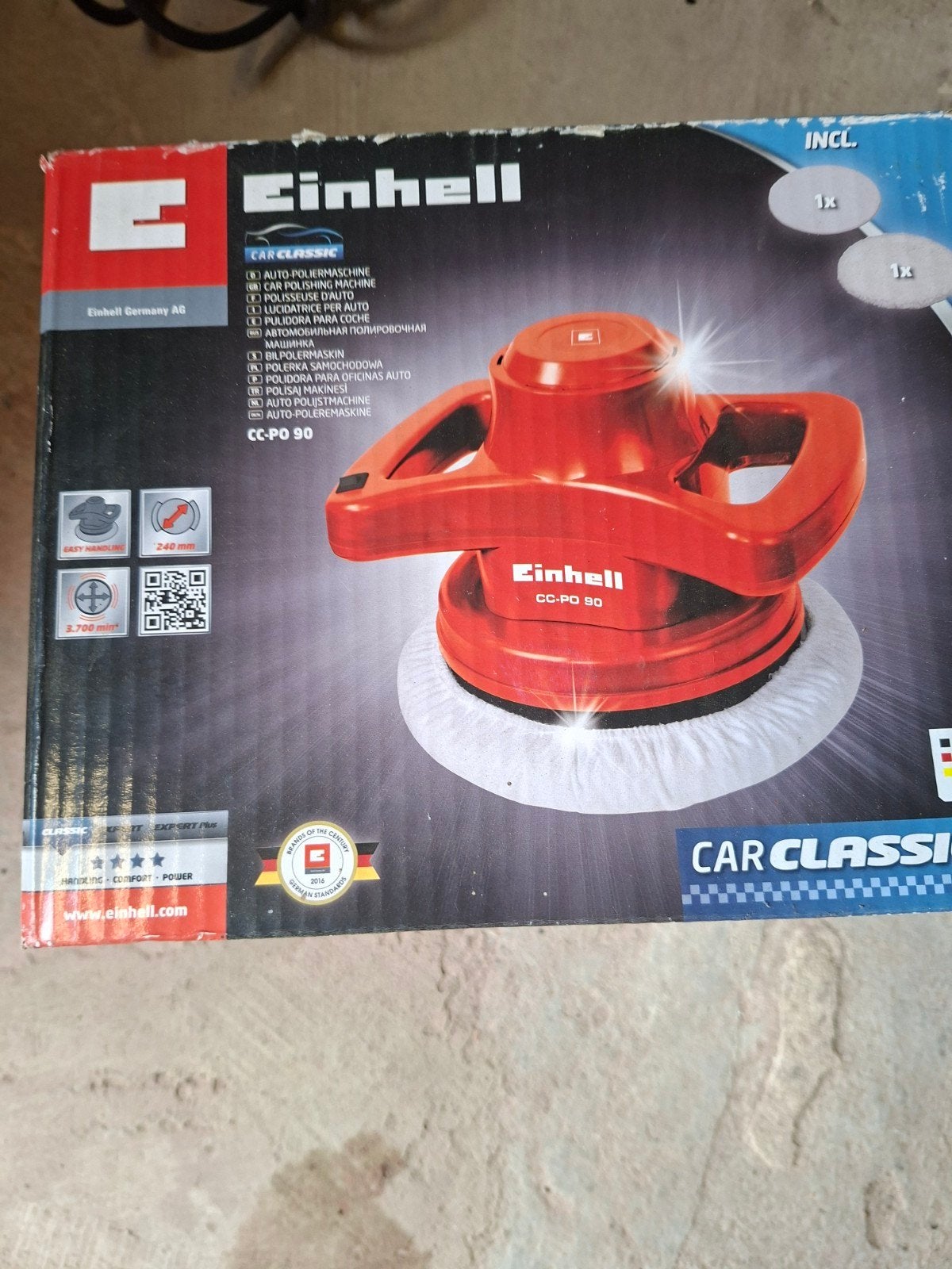 Einhell CC-PO 90 Auto Polijstmachine - Zo goed als nieuw, Ophalen, Zo goed als nieuw