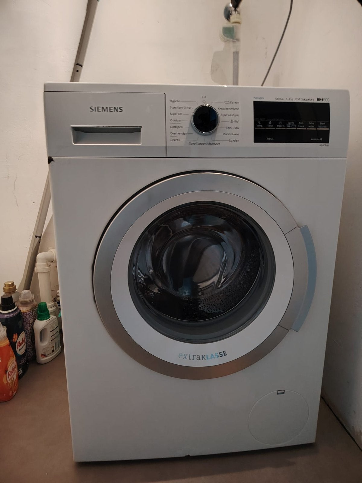 Siemens extraklasse iq500 | wasmachine, Ophalen, 1200 tot 1600 toeren, Gebruikt, Energieklasse A of zuiniger