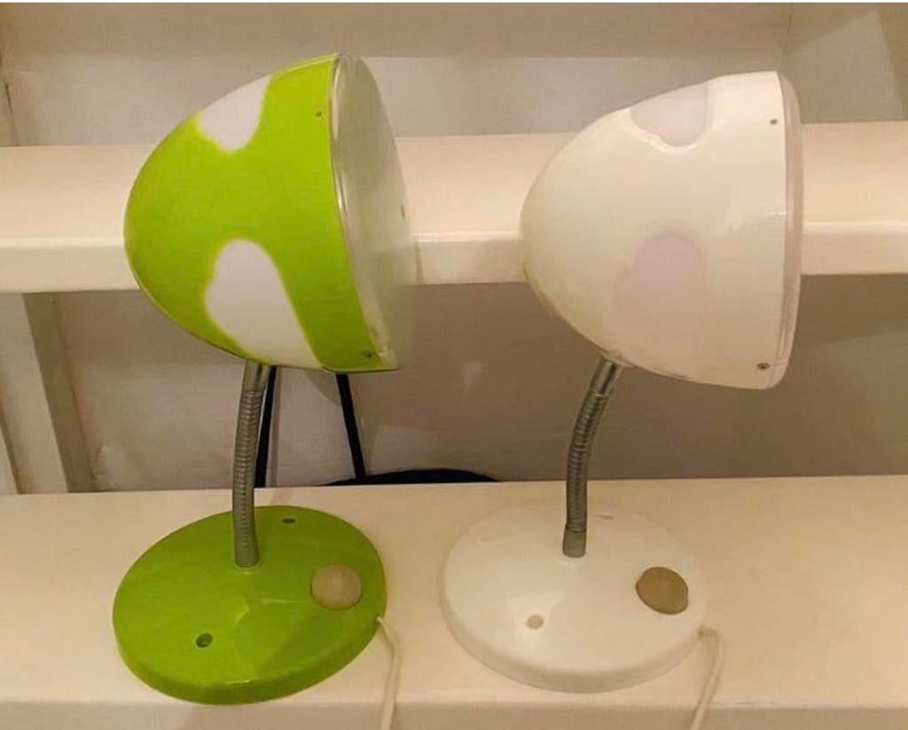 2 IKEA SKOJIG Wolkenlamp Groen & Wit (samen 17,50 ), Ophalen of Verzenden, Gebruikt, Kunststof, Minder dan 50 cm