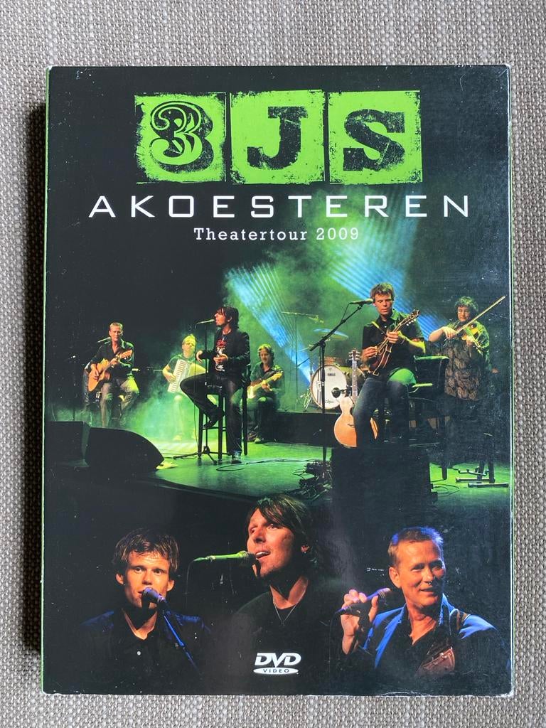 3JS Akoesteren Theatertour 2009 dvd- Muziek & Concerten, Cd's en Dvd's, Dvd's | Muziek en Concerten, Alle leeftijden, Ophalen of Verzenden
