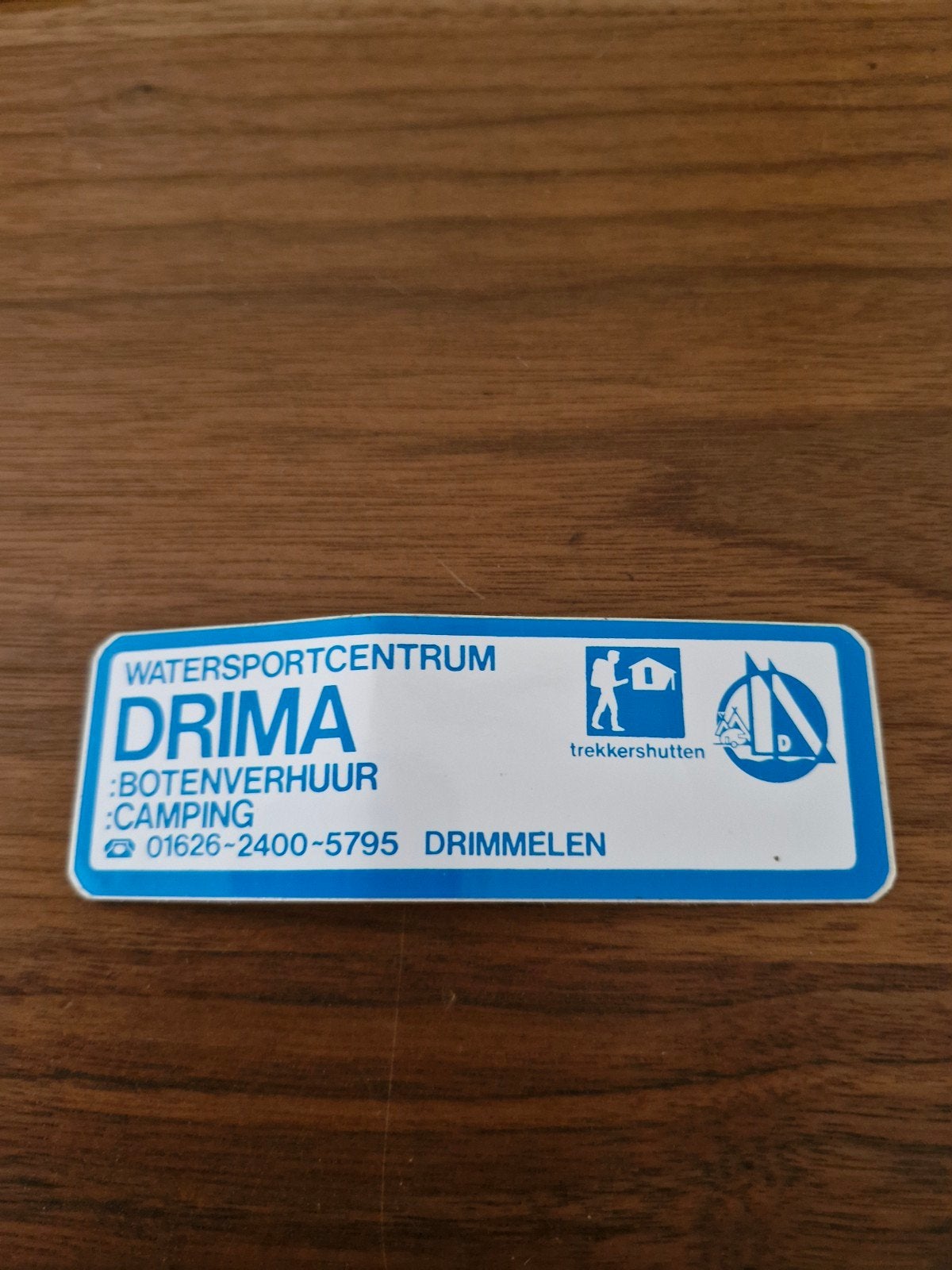 9769 Watersportcentrum Drima Drimmelen Sticker, Ophalen of Verzenden, Nieuw, Bedrijf of Vereniging