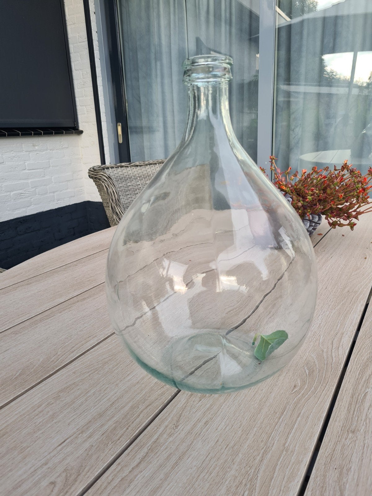 glazen bolvaas, Huis en Inrichting, Woonaccessoires | Stolpen, Ophalen