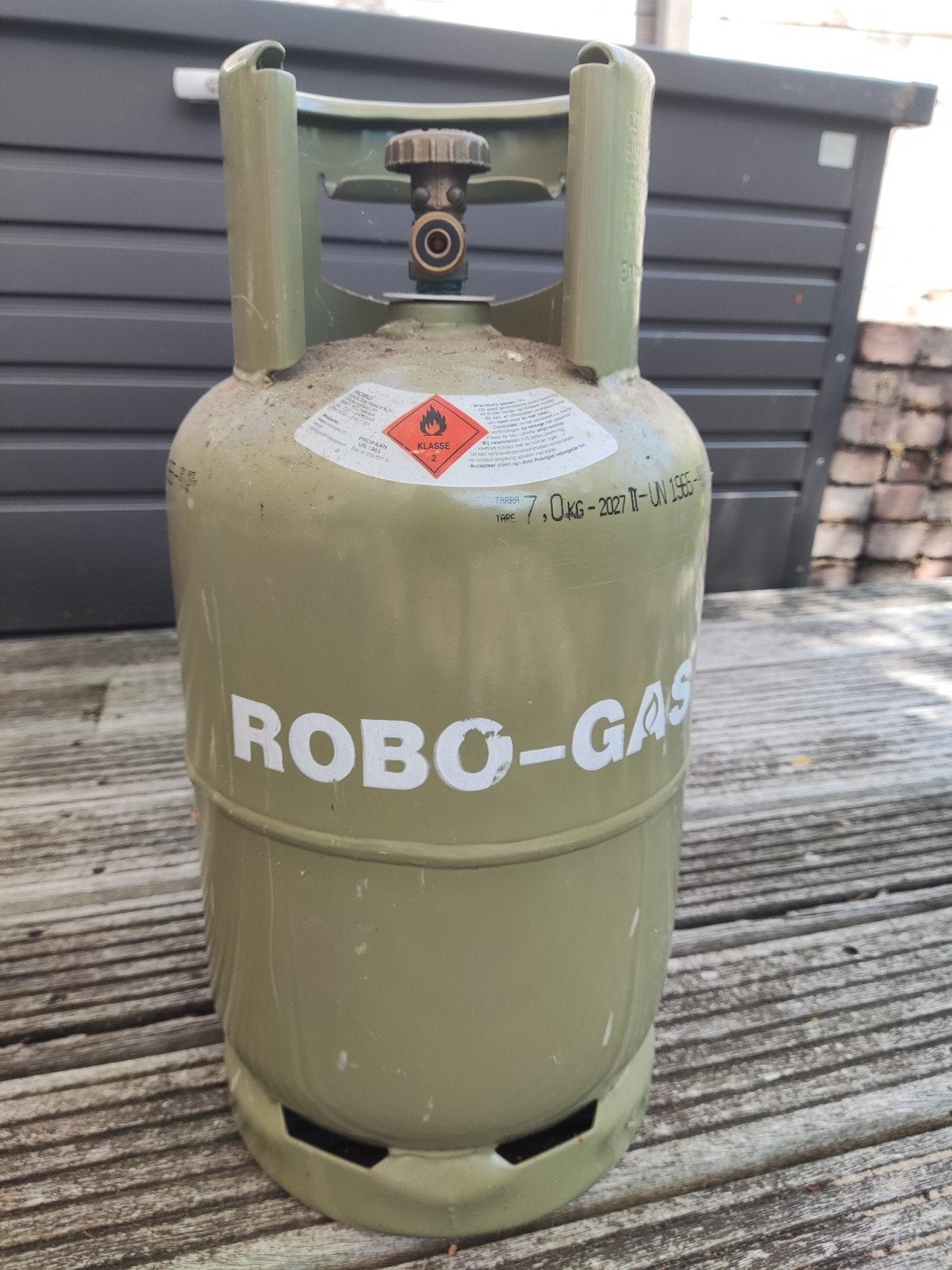 ROBO-GAS 7.0KG gasfles, Ophalen, Gebruikt