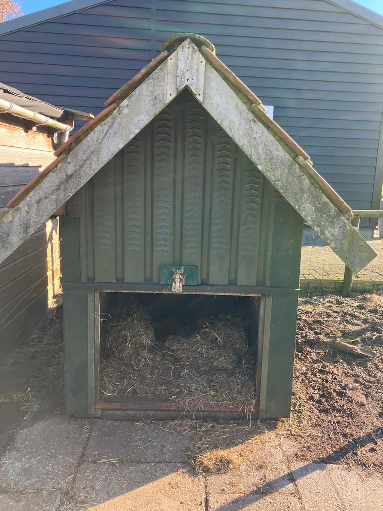 Te koop mooi net hokje, Dieren en Toebehoren, Pluimvee | Toebehoren, Ophalen, Zo goed als nieuw, Kippenhok of Kippenren