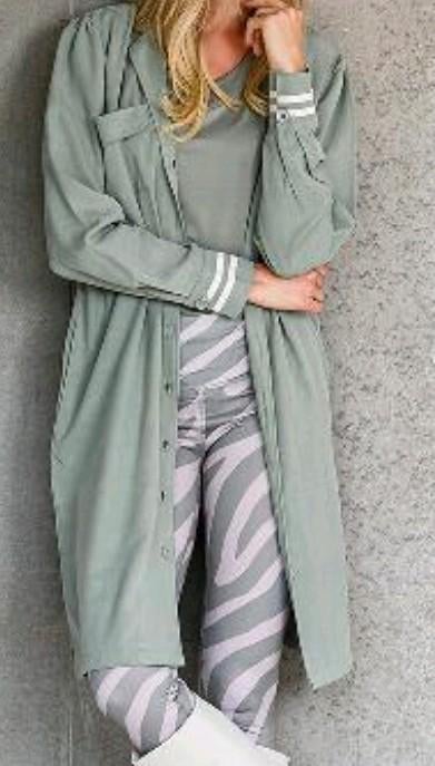 Maicazz legging met zebraprint travelstof XXL draagmaat 44, Legging, Ophalen of Verzenden, Groen, Maicazz