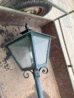 Buitenlamp op paal, Tuin en Terras, Ophalen, Zo goed als nieuw, Netvoeding, Minder dan 50 watt