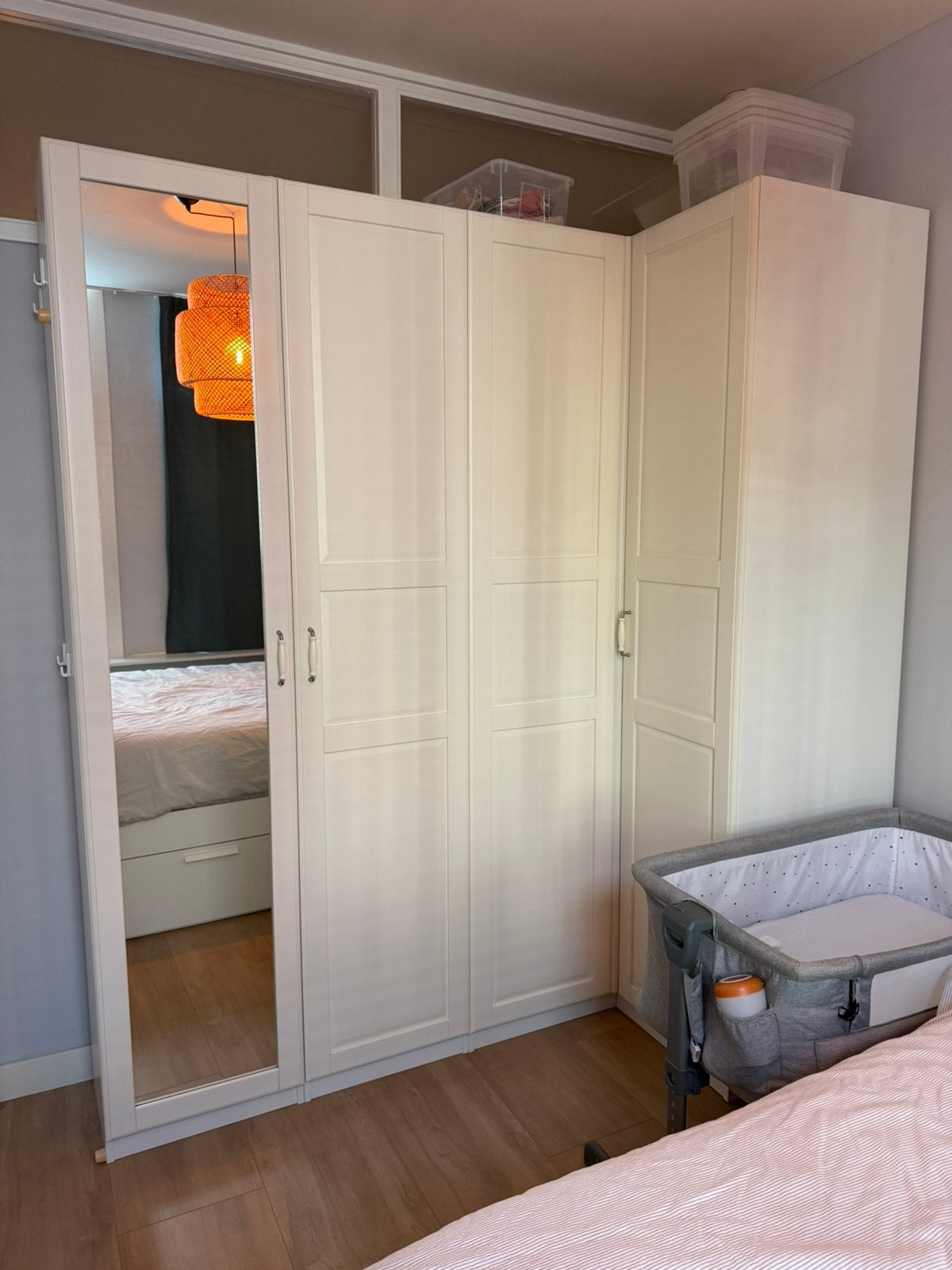Pax hoek kledingkast, Huis en Inrichting, Ophalen, 200 cm of meer, 150 tot 200 cm, Overige houtsoorten
