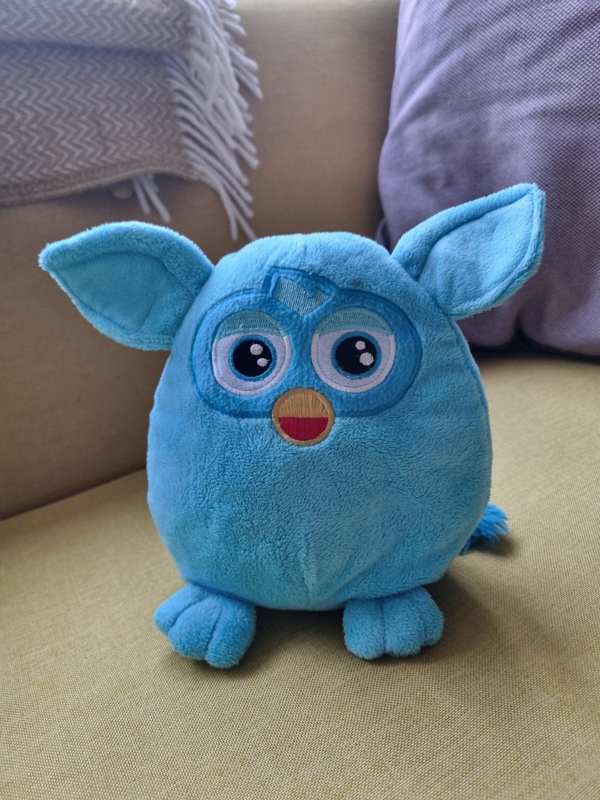 Furby knuffel blauw - Zo goed als nieuw, Overige merken, Overige karakters, Overige typen, Blauw