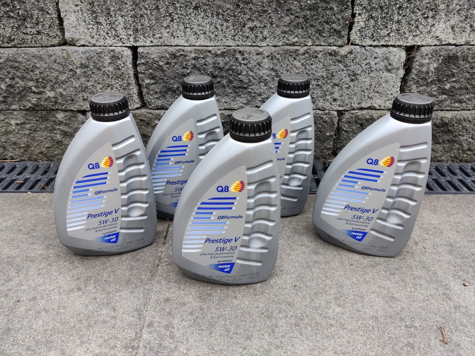 5x 1L Q8 Prestige V 5W-30 Motorolie - Nieuw & Ongeopend, Ophalen, Nieuw