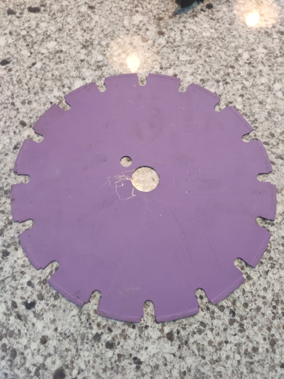 Diamant Zaagblad 280x16, Gebruikt, Overige typen, Ophalen of Verzenden, 30 tot 70 mm