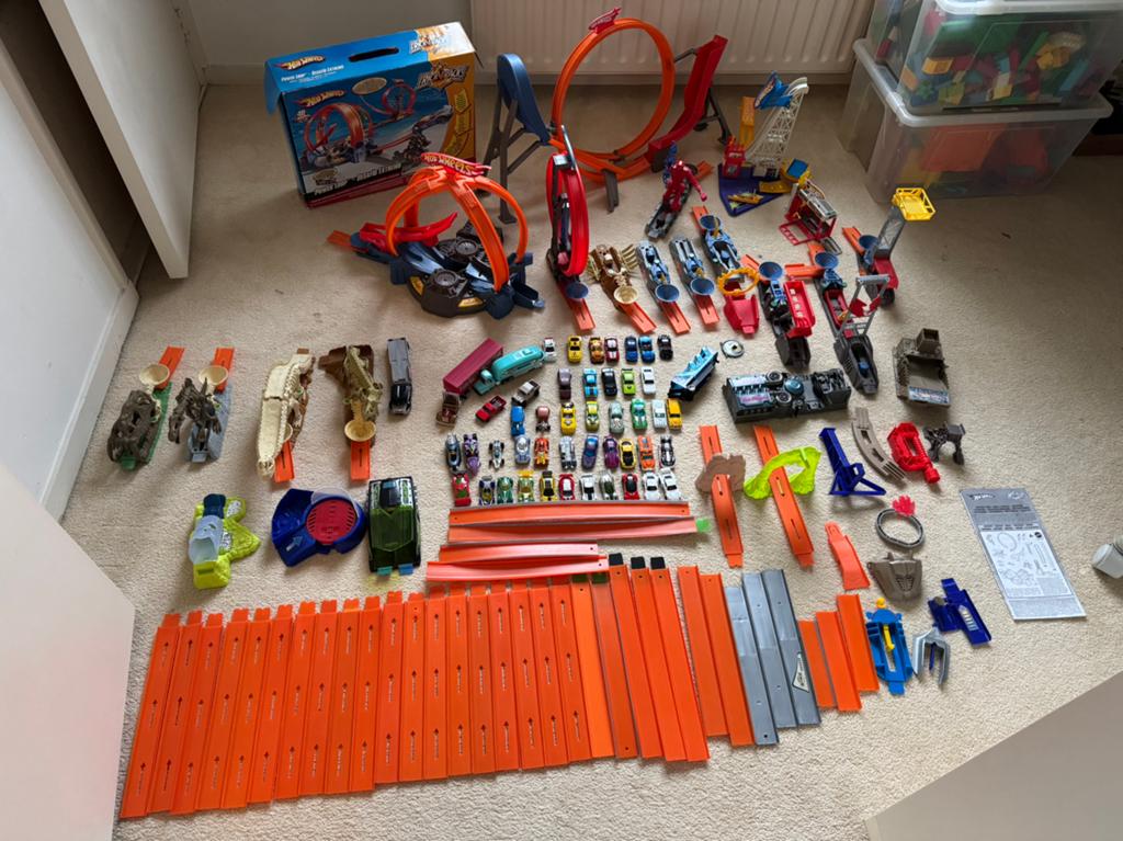 Hot wheels uitgebreide set, Ophalen, Gebruikt