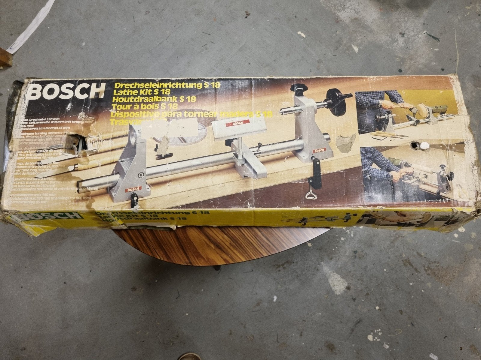 Bosch Houtdraaibank S 18 - Hulpstuk voor houtbewerking, Ophalen of Verzenden, Nieuw, Houtdraaibank, 500 tot 1000 mm