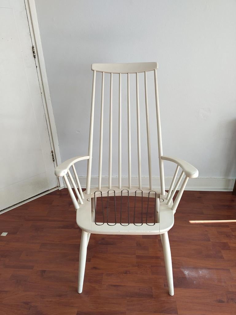 Vintage spijlenstoel, Antiek en Kunst, Ophalen