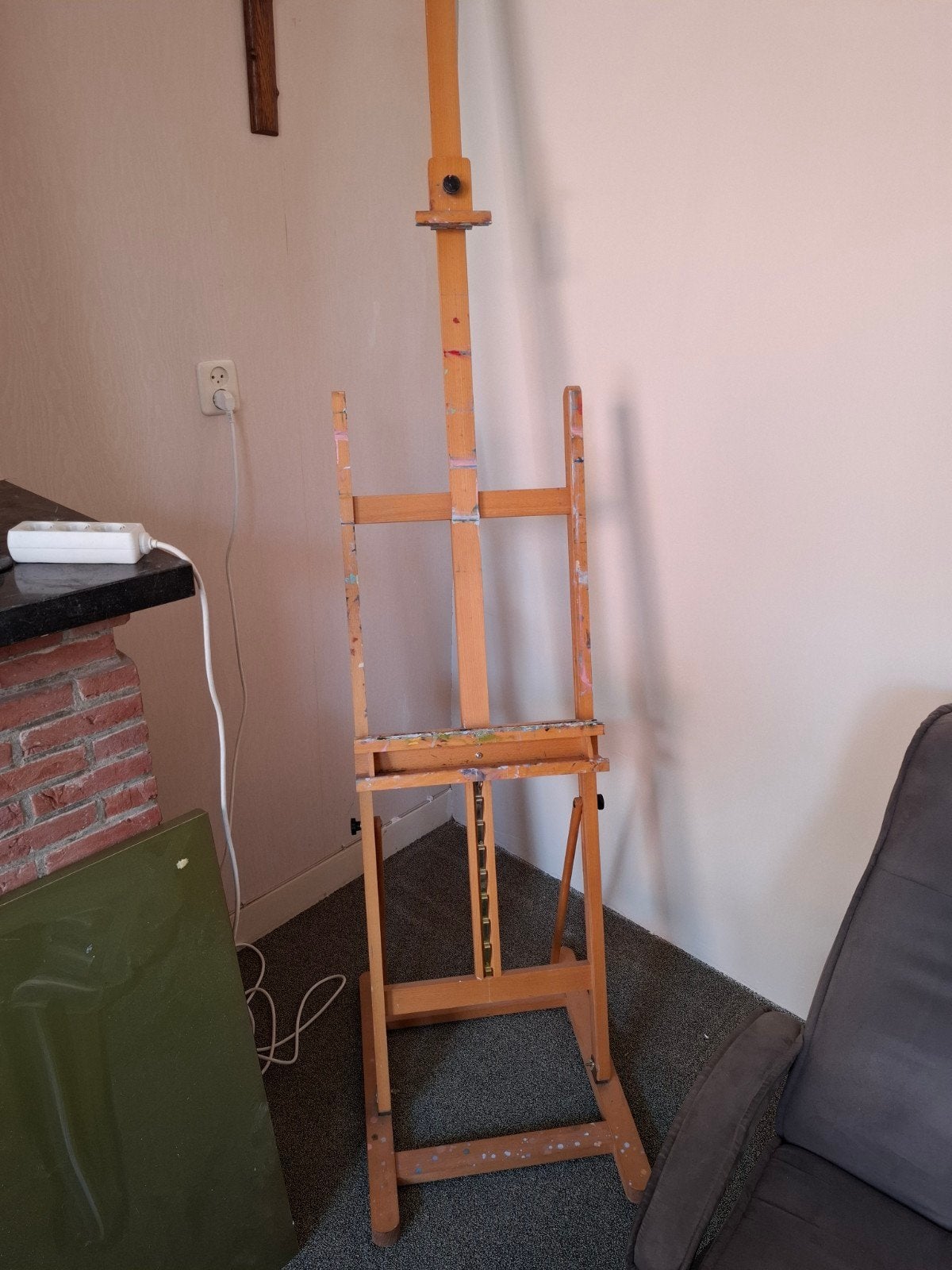 Grote schildersezel, Ophalen, Ezel