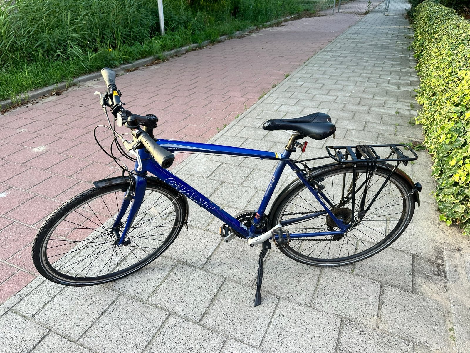 Giant Fiets - Blauw, Escape 1, Fietsen en Brommers, Ophalen, 28 inch, Gebruikt, Velgrem