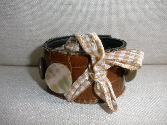 Mom Noor armband bruin 'leer' - nieuw -, Sieraden, Tassen en Uiterlijk, Ophalen of Verzenden, Nieuw, Bruin, Leer