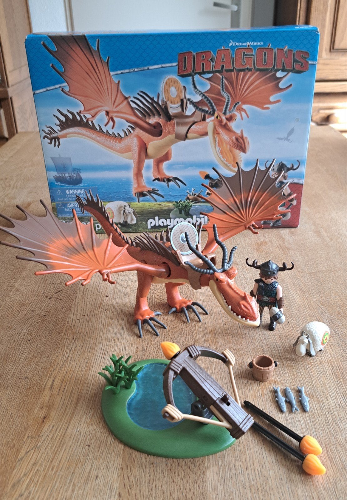 Playmobil Dragons Snotvlerk en Haaktand 9459, Complete set, Overige typen, Ophalen of Verzenden, Zo goed als nieuw