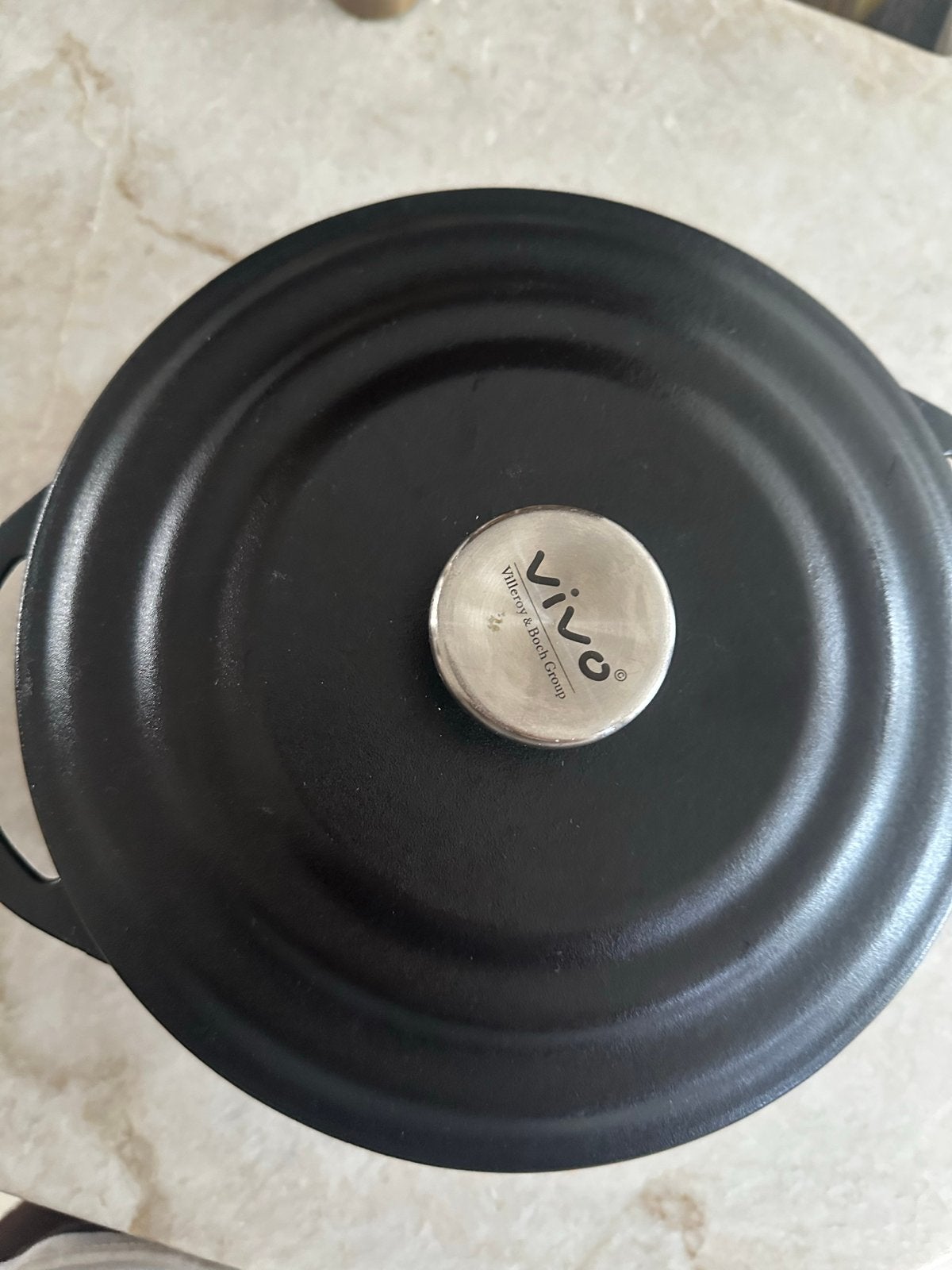 Villeroy & Boch Vivo Gietijzeren Braadpan 24cm 4.2L, Met deksel, Ophalen of Verzenden, Zo goed als nieuw, Overige merken