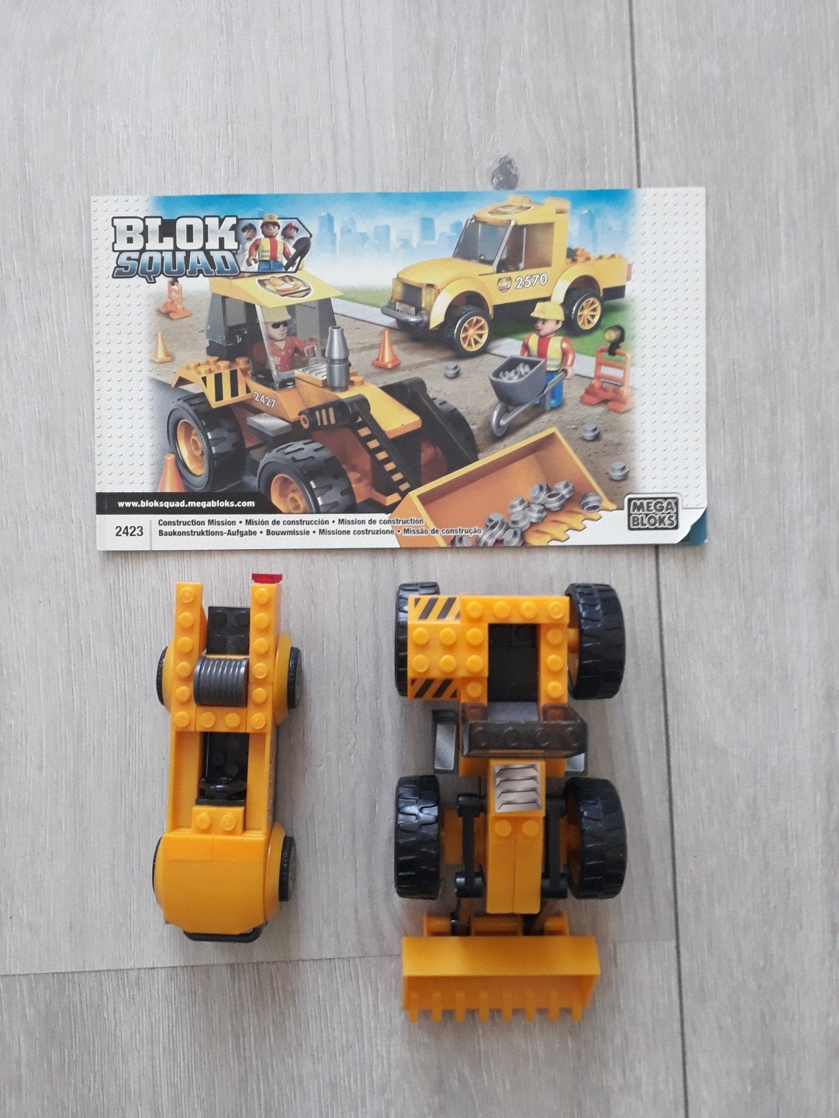 Mega Bloks Blok Squad Bouwvoertuigen Set, Ophalen of Verzenden, Gebruikt, Megabloks