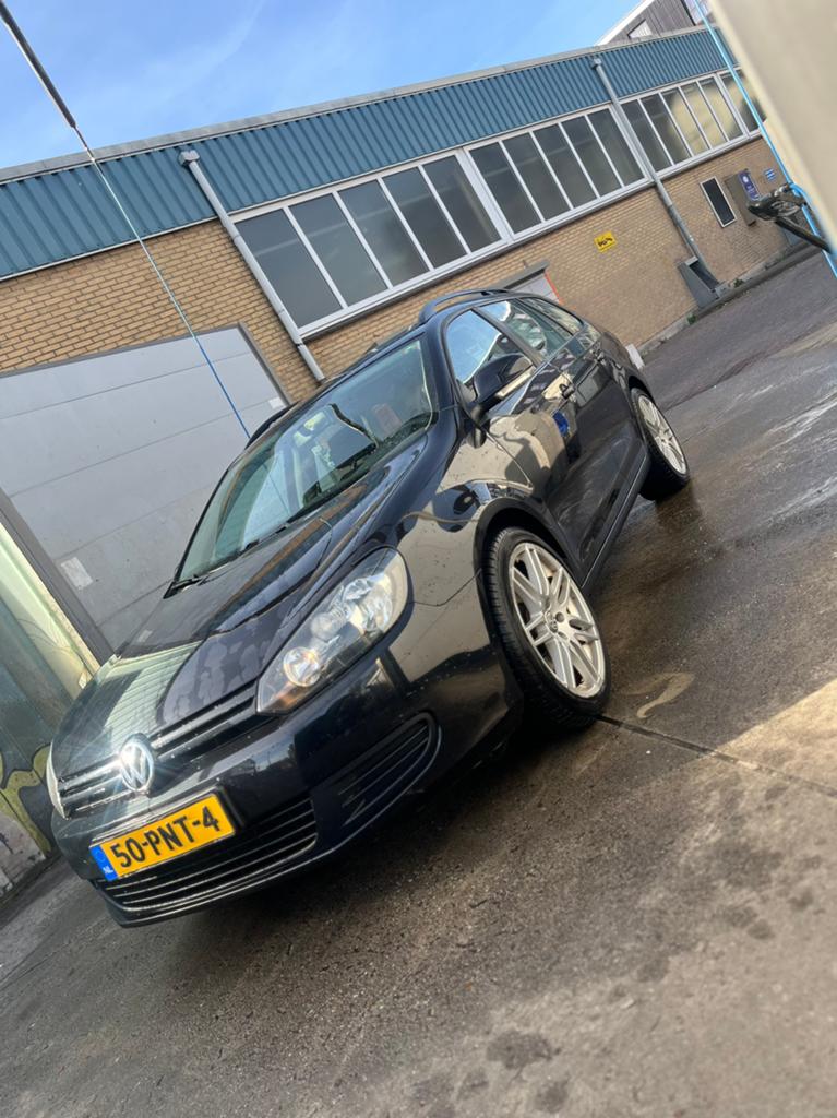 Volkswagen Golf 1.2 TSI 77KW 2011 Zwart, Voorwielaandrijving, 680 kg, Leder en Stof, Origineel Nederlands