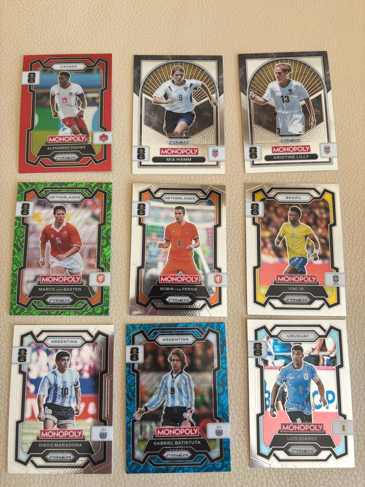 Monopoly Prizm Voetbal Kaarten - Diverse Spelers, Verzamelen, Sportartikelen en Voetbal, Ophalen of Verzenden, Zo goed als nieuw