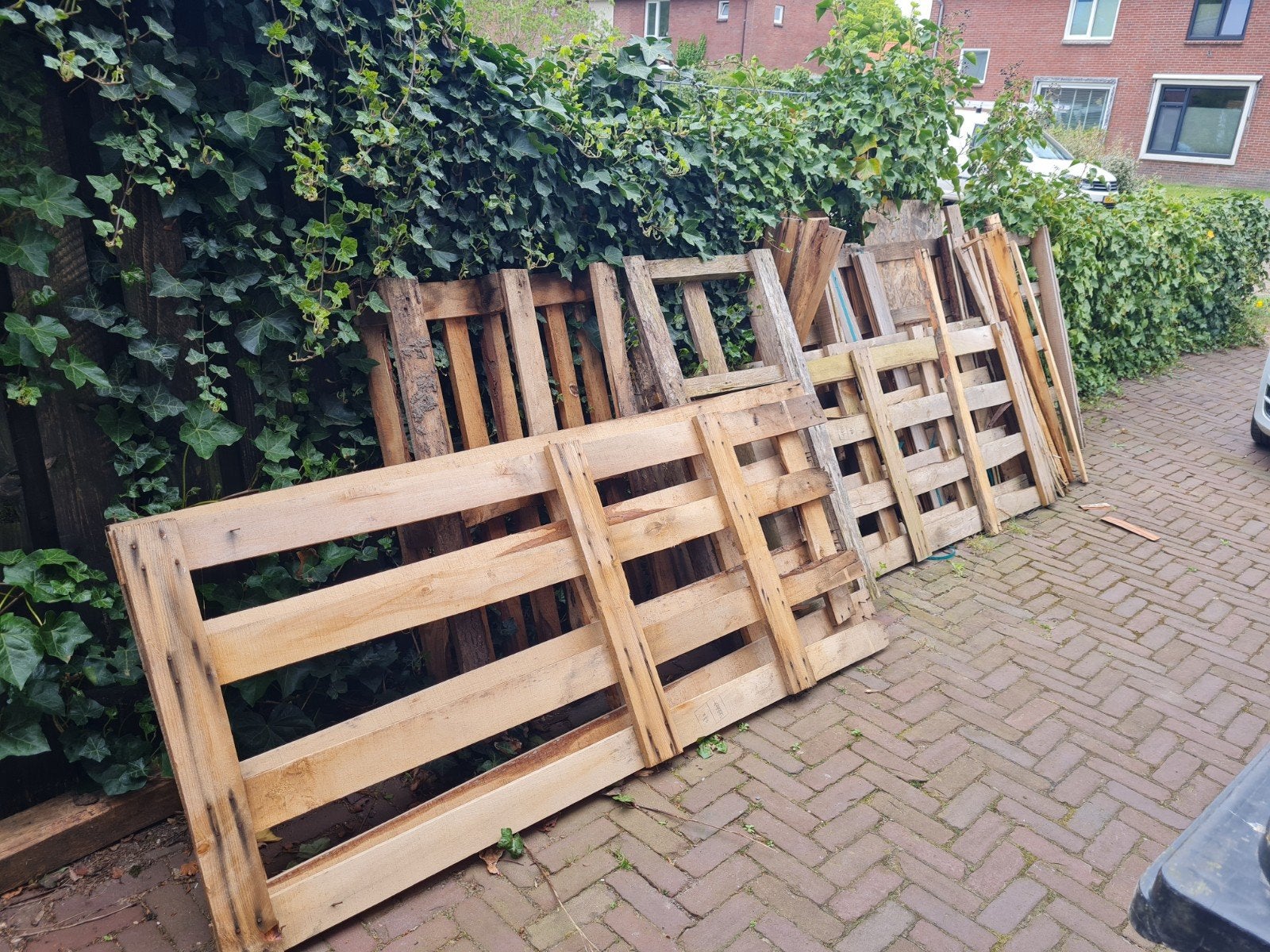 Pallets ( brandhout)  gratis, Minder dan 3 m³, Ophalen, Overige houtsoorten, Blokken