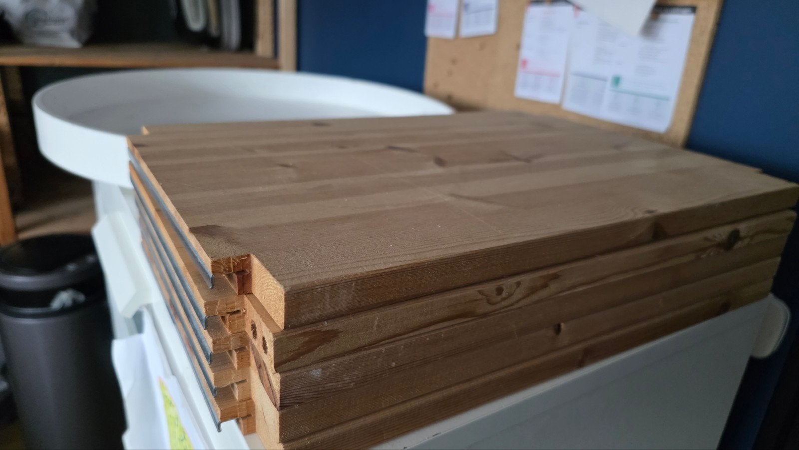 Ikea Ivar planken -42 breed, 30 diep Houten planken voor Iva, Ophalen, Gebruikt