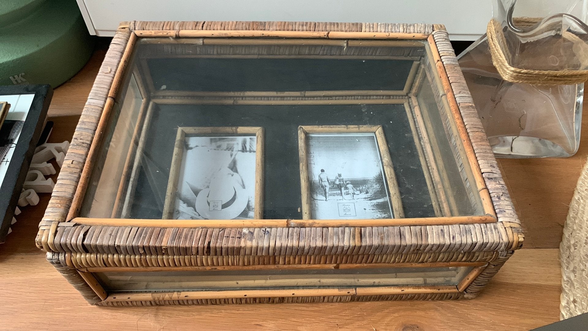 Riviera Maison foto/opbergkistje, Huis en Inrichting, Ophalen, Minder dan 50 cm, 50 tot 100 cm, Glas