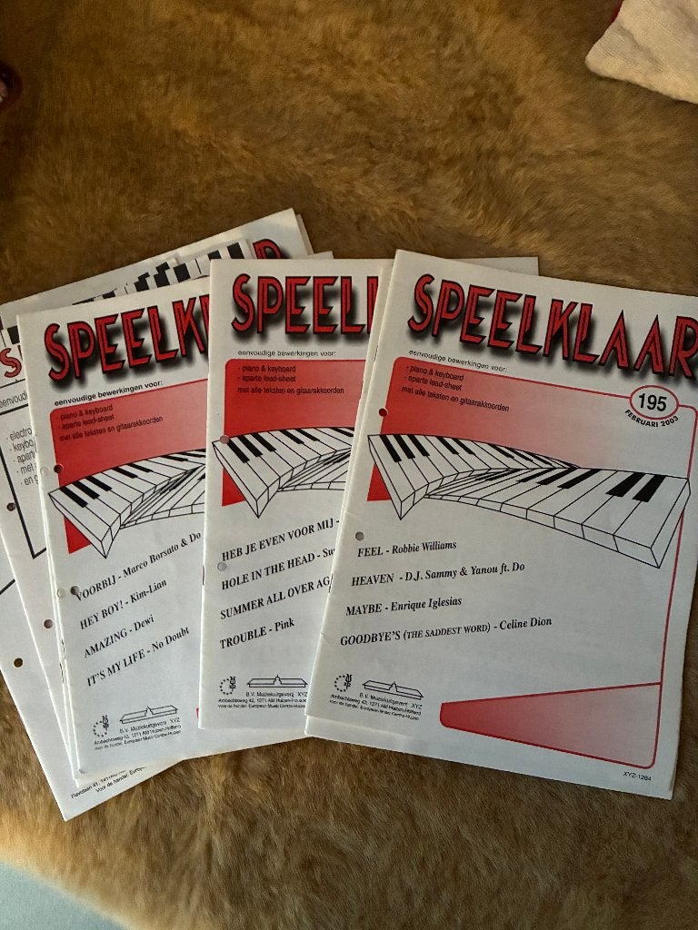bladmuziek speel klaar, Gebruikt, Ophalen of Verzenden, Keyboard, Artiest of Componist