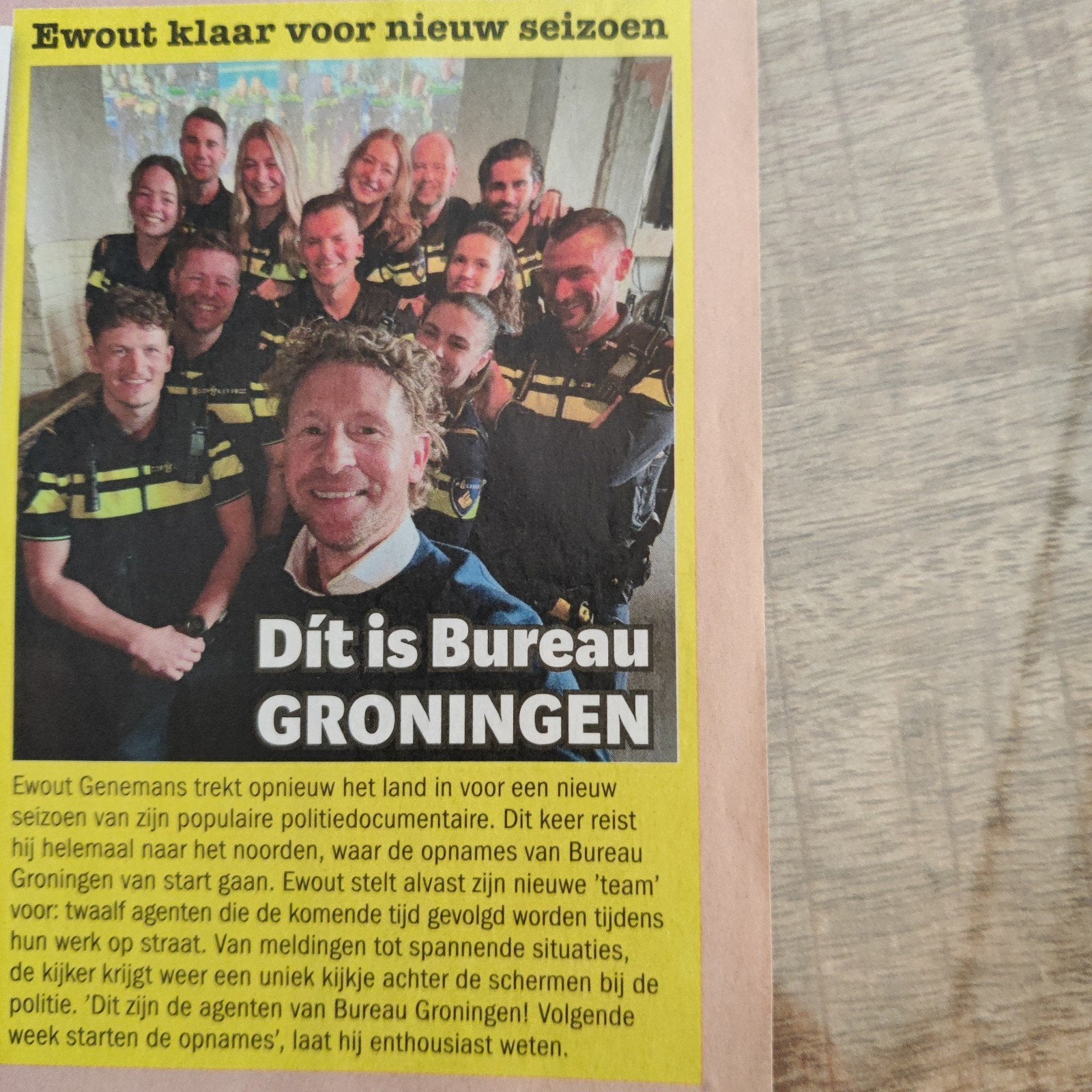 Ewout Genemans - Artikel - Knipsel, Ophalen of Verzenden, 1980 tot heden, Knipsel(s)