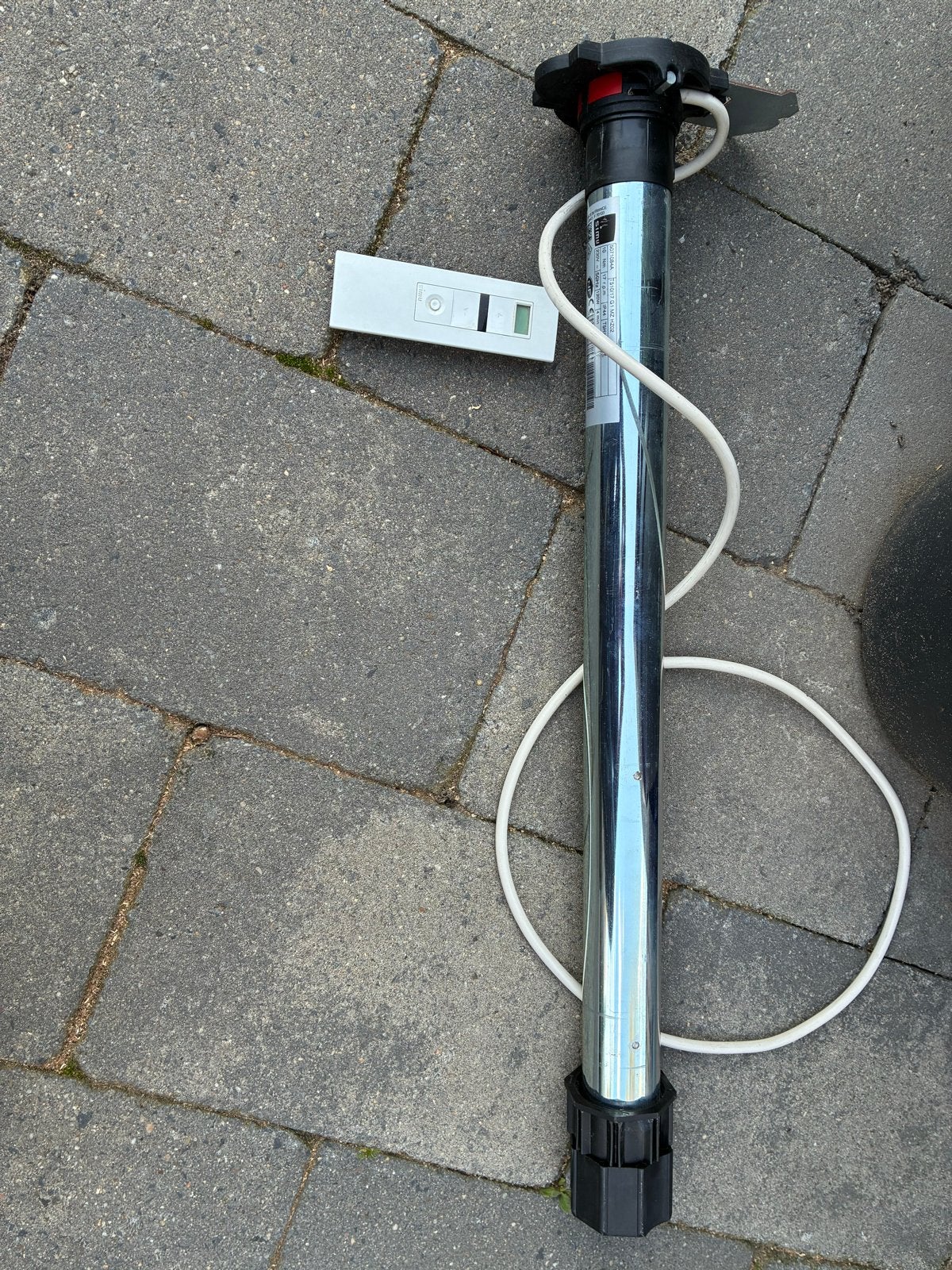 Simu rolluikmotor met afstandsbediening, Ophalen of Verzenden, Gebruikt, Elektrische bediening