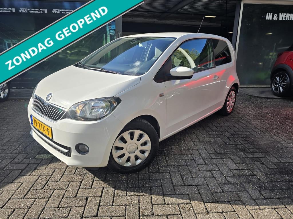 Skoda Citigo 1.0 Greentech Tour | 2E EIGENAAR| AIRCO | 12MND, Voorwielaandrijving, Euro 5, Stof, Gebruikt