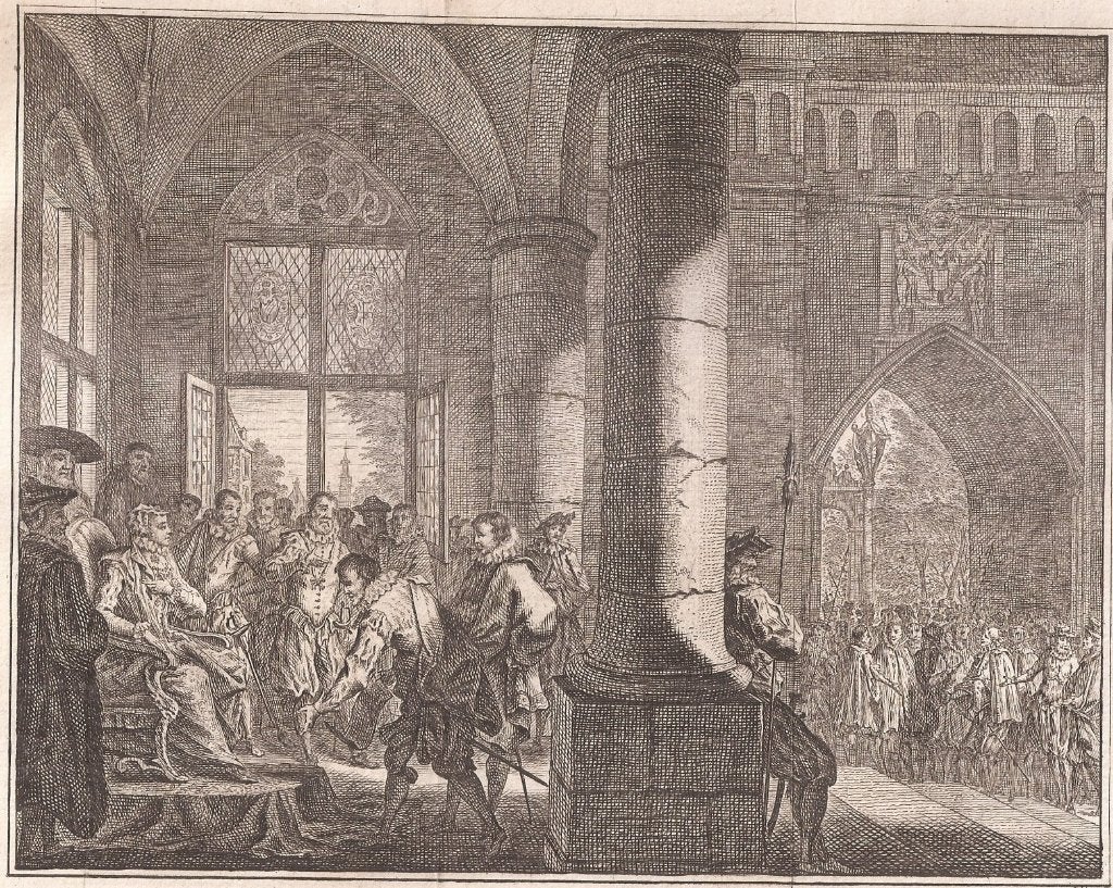 Verzoekschrift der Edelen overgeleverd a.d. Landvoogdes 1566, 19 cm, Ophalen of Verzenden, 16 cm, 1700 - 1799