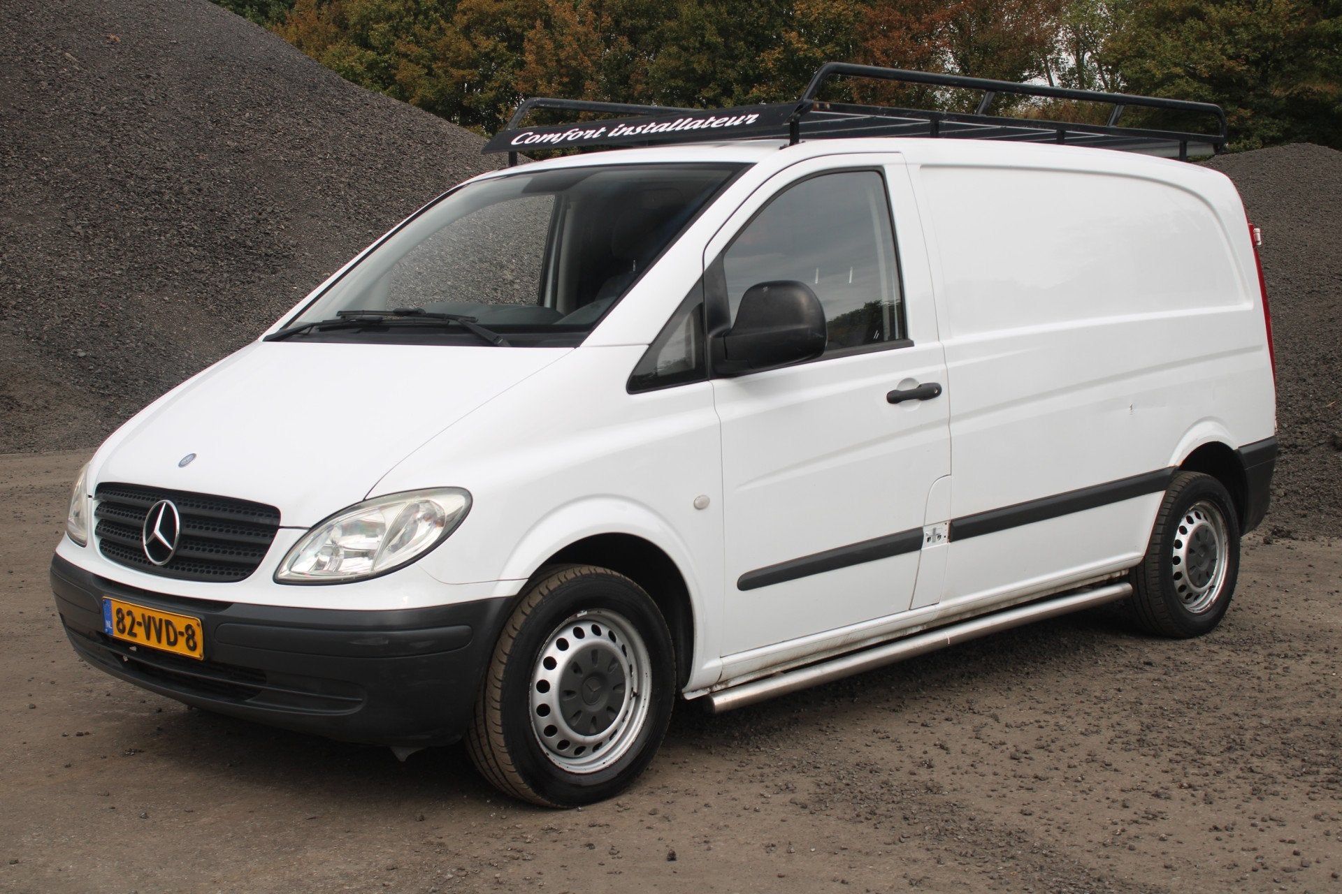 Mercedes-Benz Vito 109 CDI 320 Amigo (bj 2008), Gebruikt, Zwart, 4 cilinders, Wit